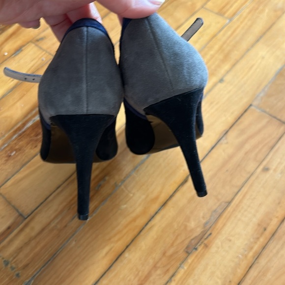 Nine west suede colorblock mary jane heels - Picture 4 of 6